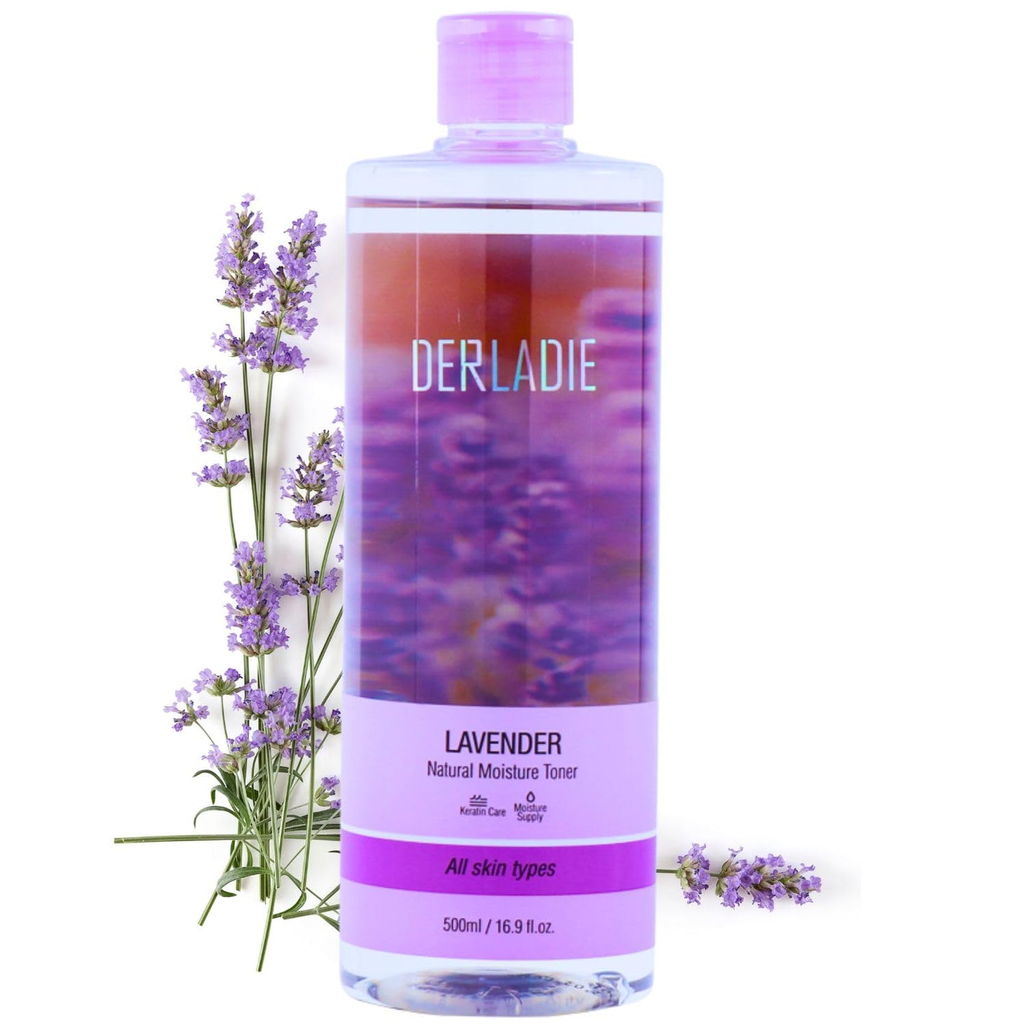 DERLADIE Lavender Natural Moisture Toner 500ml / 16.9 fl.oz